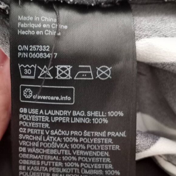 H&M BLACK & WHITE STRAPLESS JUMPSUIT SZ.2 EUC. *BELT NOT INCLUDED. - Picture 8 of 10